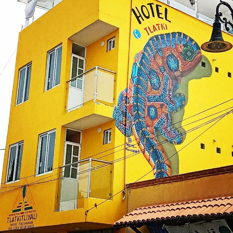 Hotel Tlatki San Martín de las Pirámides Esterno foto